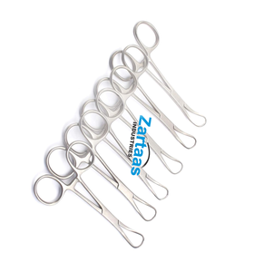 Ensemble de 6 pinces à serviettes Backhaus en acier inoxydable de haute qualité, 5,5 pouces, fabricant et exportateur d'instruments chirurgicaux - Product Image 3