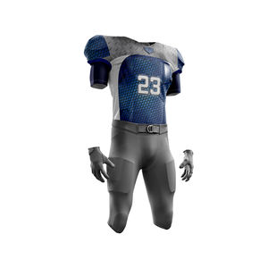 Camiseta de fútbol americano de calidad superior Ajuste relajado Pedidos a granel Logotipo personalizado Conjunto de camisetas de marca OEM - Product Image 3