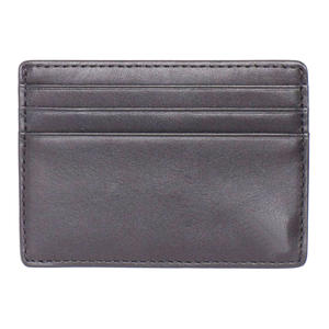 Tarjetero de cuero genuino minimalista de 35mm de grosor, diseño de Caballo Loco, billetera de negocios, cierre de cremallera, serigrafía, moda - Product Image 2