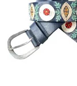 Accesorio personalizado de calidad superior más vendido bordado de cuero de vaca genuino suministro directo de fábrica personalizado - Product Image 2