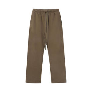 กางเกงวอร์มผ้าคอตตอนผ้าฟลีซสำหรับผู้ชาย/ผู้หญิงกางเกงวอร์มทรงแบ็กกี้ขาตรงสำหรับผู้ชาย300gsm - Product Image 6