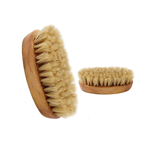 แปรงเคราไม้ขนาดกะทัดรัดพร้อมขนหมูป่าสำหรับผู้ชาย - Product Image 5