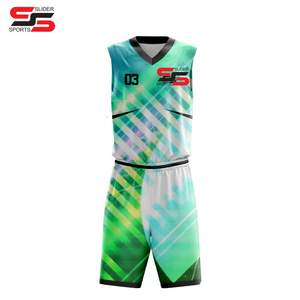 Wholesale Custom Design Your Own Sublimation <b>Stitched</b> Basketball Jersey Shorts Set Basketball Wear Basketball Uniform - Product Image 4