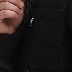 OEM ODM Veste coupe-vent d'extérieur à capuche patchwork pour homme tendance personnalisée Vestes rembourrées matelassées pour hiver pour hommes - Product Image 6