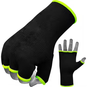 Gants en gel de gymnastique personnalisés à demi-doigts avec coussinets en gel antidérapants Gants en gel pour fitness, course et moto - Product Image 4