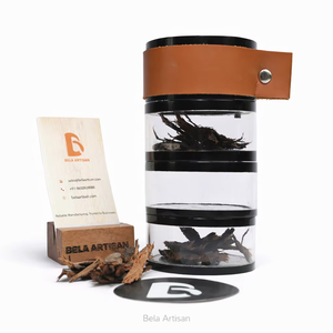 Quemador de Incienso 2025, Acrílico Negro Brillante, Mabkhara, Cultura Árabe |   Oud Portátil de Viaje, Hecho a Mano, para Todas las Temporadas, Regalo Ideal, Bela - Product Image 1