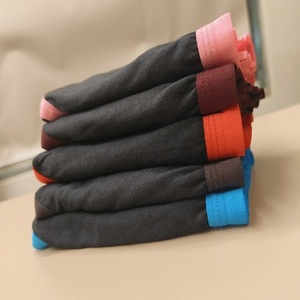 Culotte tissée taille moyenne 100% coton pour femmes élégantes à bas prix Logo personnalisé sous-vêtements pour adultes haut motif solide taille teinte unie - Product Image 5