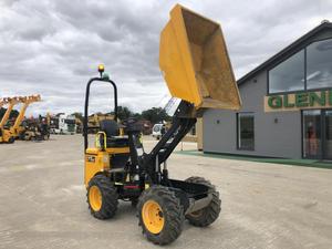 Mini-chargeuse sur pneus d'occasion de 1 tonne, benne basculante, compacte, pour travaux agricoles et de chantier - Product Image 2