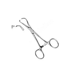 Fórceps de abrazadera de toalla médica de alta calidad, mango de bloqueo curvo de 4,5 ", instrumentos quirúrgicos, fórceps de arteria Dental personalizados - Product Image 3