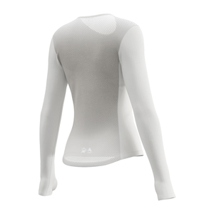 เสื้อเบสเลเยอร์ระบายอากาศสำหรับผู้หญิง TRACE สีขาว - Product Image 2