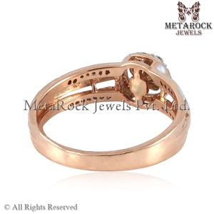 Bague de créateur en diamant naturel, or Rose 14k, bijoux fins faits à la main, nouvel arrivage, bague de qualité supérieure - Product Image 6