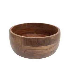 Cuenco para mezclar utensilios de cocina de calidad superior de color natural, último diseño, forma redonda, cuenco para mezclar alimentos, cuenco de dátiles de madera maciza - Product Image 2