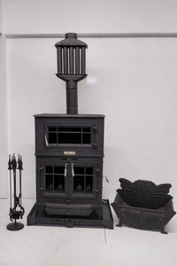 Poêle en aluminium avec four pour villa, durable, puissant, économique, chauffage - Product Image 2