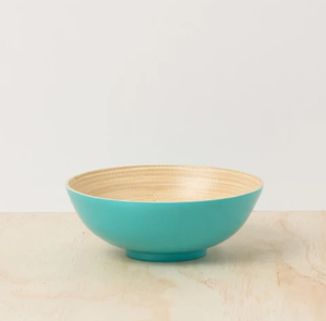 Cuencos de bambú hechos a mano de color multicolor impresionantes superventas de alta calidad mayorista para hacer ensaladas frutero - Product Image 2