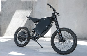 THE SLAYER-Bicicleta eléctrica todoterreno K5 ENDURO EBIKE, de 12000W, blanca y negra, potente experiencia de alta velocidad - Product Image 3