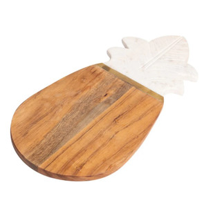 Bloc à découper en bois durable en forme d'ananas pour ustensiles de cuisine, planche à découper pour couper les aliments - Product Image 1