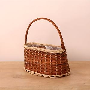 Rotin tressé à la main paniers de fruits secs panier de fleurs en osier blanc organisation de la maison décoration de la boutique - Product Image 5