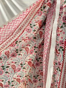 Hermosa mujer algodón orgánico playa Pareo Top hecho a mano estampado Floral indio bloque bufanda bufandas tradicionales chales - Product Image 5