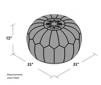 Pouf en cuir gravé violet pouf de Style marocain pour la décoration intérieure tabouret traditionnel Boho pour atelier de salle à manger d'hôtel en plein air