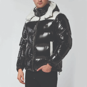 เสื้อโค้ทบุนวมโอเวอร์ไซส์สำหรับผู้ชายแจ็กเก็ตบุนุ่มอบอุ่นน้ำหนักเบาออกแบบได้ตามต้องการสำหรับฤดูหนาว - Product Image 5