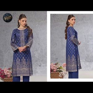 Ssumaira's Present Saphron's Ready-to-Wear Formal Kurti Collection Jacquard Material Pakistani Salwar Kameez Vestidos Humedad - Product Image 5