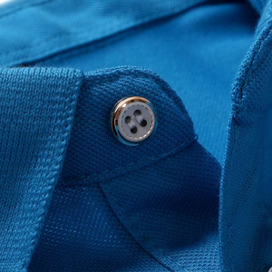 เสื้อยืดโปโลชายหญิงผ้าคอตตอนและผ้าไหมระบายอากาศได้ดีดีไซน์ใหม่ - Product Image 2