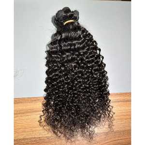 Top Grade 8 pouces vierge brut indien extensions de cheveux non transformés trame vague profonde crépus cuticule couleur de cheveux naturelle pour les femmes - Product Image 6