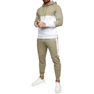 Top Quality 100% Cotton Gym Wear Heavyweight Custom Tracksuits Screen Printed logo Pullover Oversize <b>Hoodie</b> & Baggy Joggers Set - Product Image 1