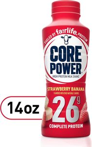 Core Power <b>Protein</b> Shake, Strawberry Banana, 26g Bottle, 14oz, 12 Pack - Product Image 2