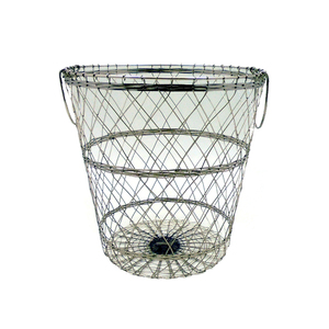 Tabletop Kitchen Fruits Vegetables <b>Storage</b> <b>Basket</b> Latest Design <b>Metal</b> Iron Wire <b>Basket</b> With Handle Black Finished - Product Image 1