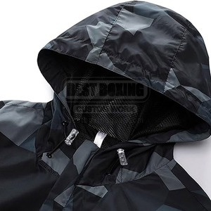 Men's New Windbreak Jackets Fashion Coat Hooded Solid Color Jacket Men Casual Windbreak Winter Jackets - Product Image 4