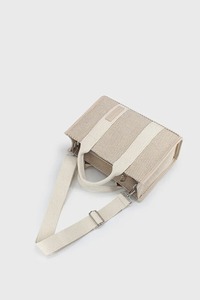 Sac fourre-tout tissé pour femme avec bandoulière réglable, personnalisation de marque, usine OEM ODM - Product Image 3