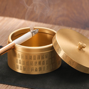 Gold Jewelry Box Solid Brass Ash Tray for Cigarette Ashes at Wholesale Prices at Wholesale Cheap Factory Price From India - Product Image 3