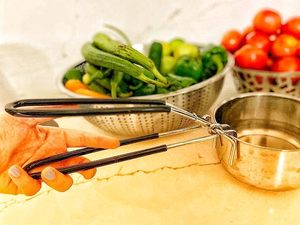 ที่คีบภาชนะสแตนเลสอเนกประสงค์เคลือบไวนิล - Product Image 3