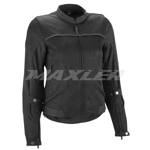 Veste d'été de moto pour femmes avec panneaux en maille respirante Armure approuvée CE Doublure imperméable détachable - Product Image 1