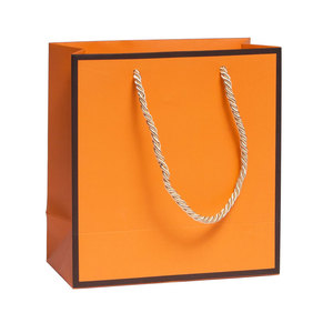 Bolsa de papel Kraft de lujo reciclable personalizada al por mayor con Manejo de Impresión por laminación precio de fábrica - Product Image 5