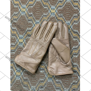 Premium Leather Full-Finger Touchscreen Eco-Friendly Breathable <b>Dressing</b> Gloves Luxury <b>Waterproof</b> Design for Winter Outdoor - Product Image 5