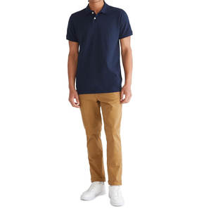 Vente en gros de vers à soie POLO à manches courtes en coton pour hommes Polo personnalisé pour hommes Polos pour hommes - Product Image 1
