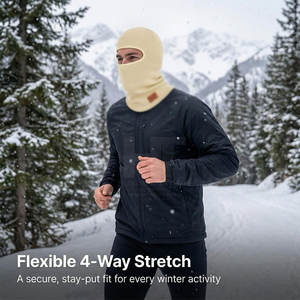 บาลาคลาวาผ้าฝ้ายลายตัวอักษรแบบกำหนดเองราคาประหยัด - น้ำหนักเบา เป็นมิตรกับสิ่งแวดล้อม คุณภาพสูง สำหรับใช้งานกลางแจ้ง ผลิตจากผ้าทั่วไป - Product Image 4