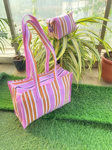 ถุงซิปไนลอน PP ทอขนาดใหญ่ ใช้ซ้ำได้ เป็นมิตรกับสิ่งแวดล้อม พิมพ์ออฟเซ็ต ถุงใส่เครื่องสำอางแบบกำหนดเอง ถุงซักผ้า ยั่งยืน - Product Image 3