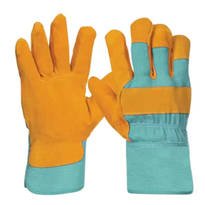 Nouvelle arrivée Gants de sécurité industriels en cuir de vachette anti-coupure pour hommes Gants de travail en cuir résistant aux coupures d'huile - Product Image 5