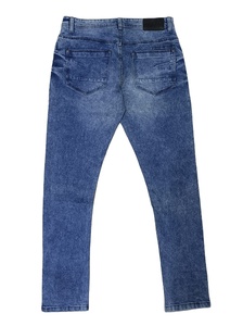 Jean en denim tendance pour homme, écologique, anti-boulochage, respirant, lavé, en coton et élasthanne, OEM - Product Image 3