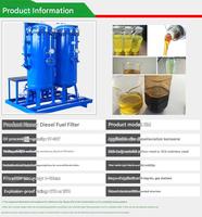 Séparateur de diesel et d'eau, filtres à carburant pour moteur, machine de purification d'huile diesel, installation de déshydratation d'huile, machine de recyclage d'huile usagée