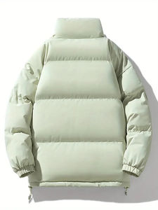 Veste polaire imprimée OEM à logo personnalisé pour hommes Logo personnalisé Veste d'hiver décontractée pour hommes avec poches avec service OEM - Product Image 4