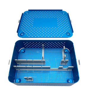 Bandeja Cuadrada de Acero Inoxidable 304 de 22*11*2cm para Instrumentos de Laboratorio, Herramientas de Tatuaje, Bandeja Quirúrgica Dental, Autoclave Manual - Product Image 1