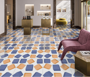 Carreaux 3D au design moderne Carreaux 3D texturés imprimés numériquement 600x600mm avec corps en porcelaine polie vitrifiée pour les zones de réception - Product Image 5