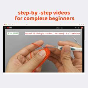 Juguete de peluche Amigurumi de Navidad hecho a mano, muñeco de ganchillo para niñas y niños, bebés, niños pequeños, animales de peluche, OEM hecho en Vietnam - Product Image 3