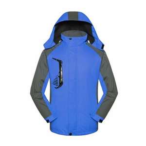 Personalizar al por mayor de calidad superior impermeable a prueba de viento al aire libre de los hombres chaqueta Softshell amarillo Azul Rojo OEM Spandex bolsillos - Product Image 3