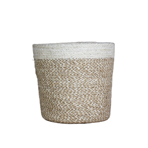 Mayorista ODM Ecológico Biodegradable Yute Seagrass Weicker Vivero Macetas Interior Exterior Maceta Macetas para el jardín del hogar - Product Image 4