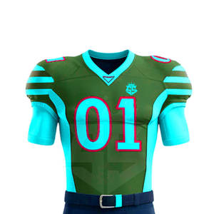 Nueva llegada 2025 conjuntos de uniformes de fútbol americano personalizados de alta calidad 100% poliéster transpirable para ropa de adultos - Product Image 4